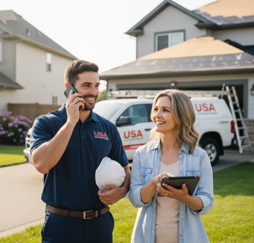 USA Roof Repair Experts customer support in Otwell